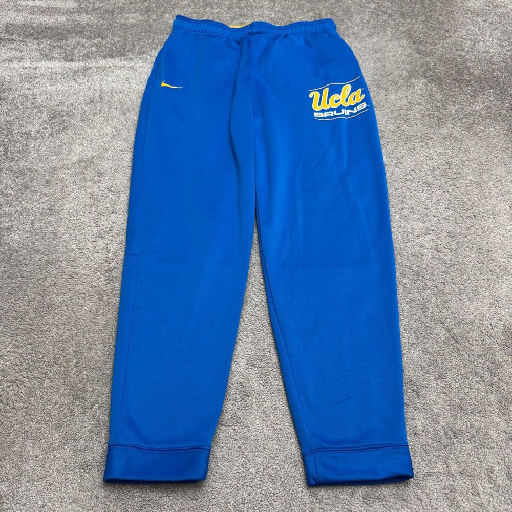 Nike UCLA Bruins On Field Dri-FIT Fleece Sweatpants Mens Large Blue Athletic